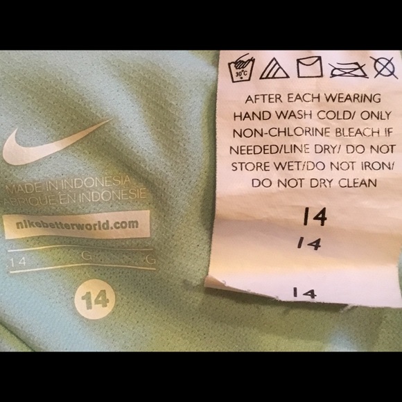 Nike Tankini Striped Halter Size 14 - Picture 6 of 6